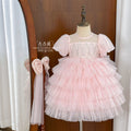 Girls' princess dress summer  new style girl's tulle dress chic baby birthday dress super fairy