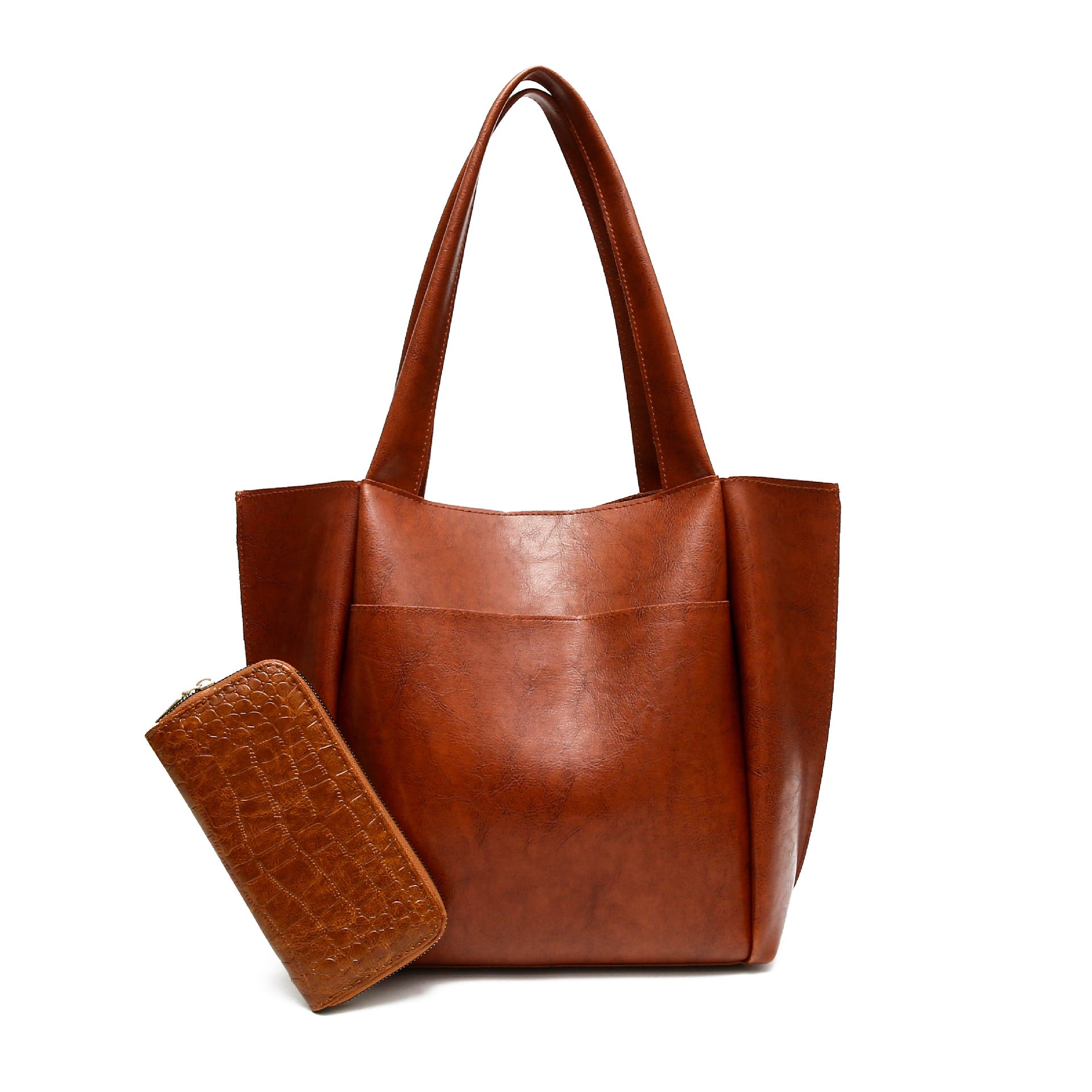 Cross-border  mother and child bag 2025 new retro armpit bag large-capacity commuter shoulder bag fashionable tote bag