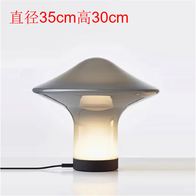 Modern minimalist glass table lamp - bedroom bedside lamp - designer high-end nordic style - living room, study, decorative home & hotel lighting