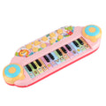 Children's electronic keyboard piano with microphone - ages 1-3-6 - musical light-up gopher toy - beginner's starter kit for babies