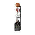 Basketball hoop rack - home sports equipment organizer - racket & soccer ball storage - multi-functional umbrella stand
