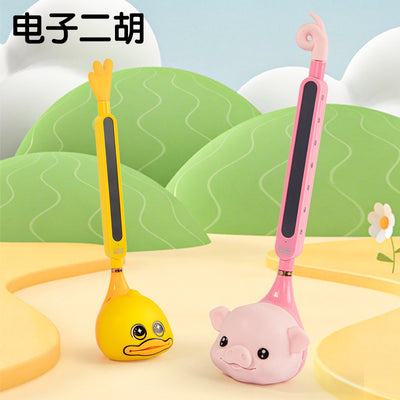 new arrival kids musical instrument tadpole note touch button electric guitar erhu creative digital music toy