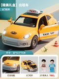 Large taxi toy for boys - inertia-powered, sound & light, educational, opening doors, car, baby birthday gift