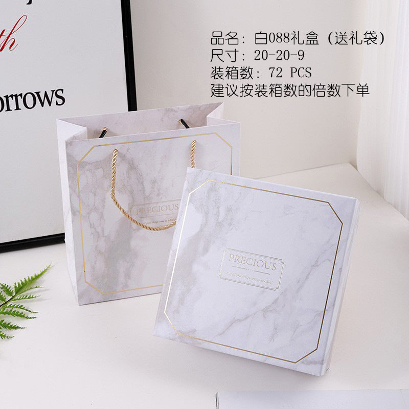 Business Gift Box Blue Gift Box Event Opening Gift Packaging Box Birthday Gift Men's Belt Packaging Box