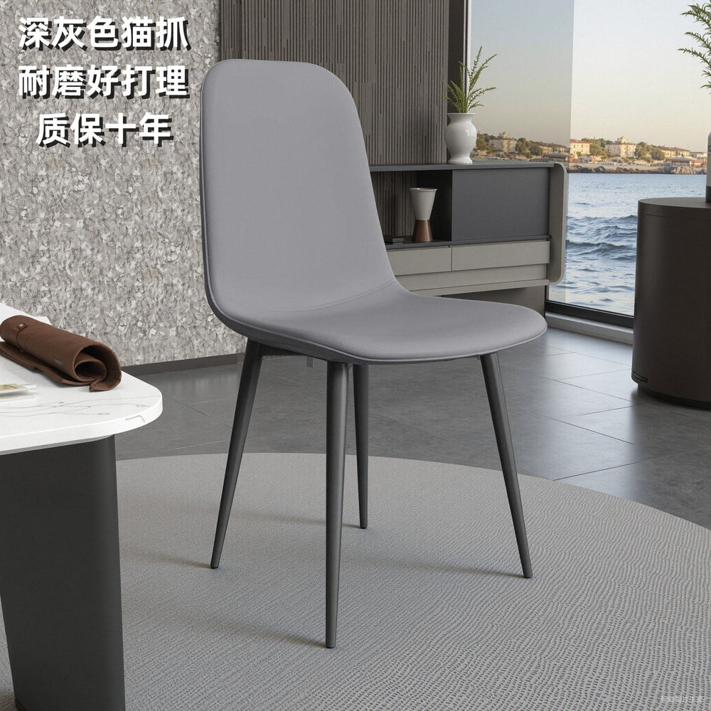 Factory direct normcore dining chair for home italian accessible luxury office chair high density sponge creative negotiation back chair