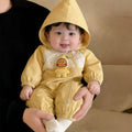 Spring & fall baby hundred-day onesie baby boy cartoon star man long sleeves romper newborn romper onesie