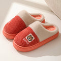Winter cotton slippers for men, non-slip, wear-resistant eva thick sole, 2024 new indoor warm plush couple slippers