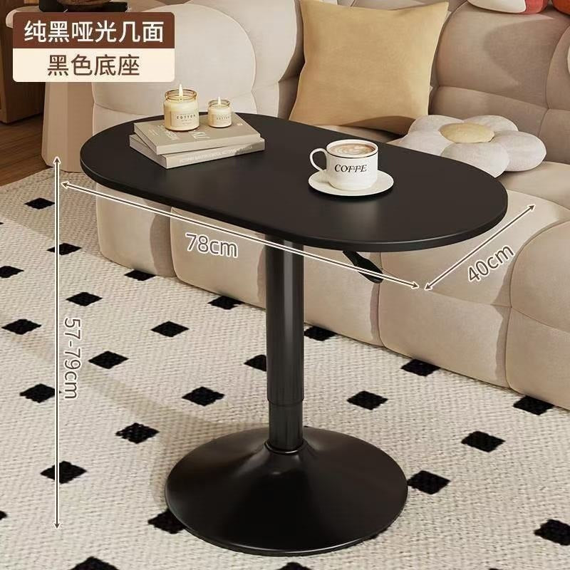 Adjustable height computer desk, mobile writing desk, livestreaming table, home rotating office desk, standing workstation, lazy desk