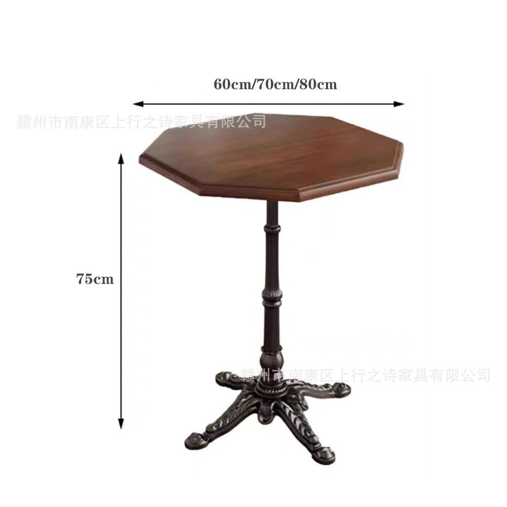 American vintage dining table and chair set, french style dining chairs, retro cafe table and chair set, complete commercial restaurant table and chair set