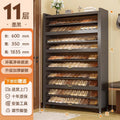 Black - 5 doors, 11 tiers - 600*350*1835mm