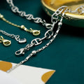 Export hot product rice beads double layer anklet stylish creative double layer rice beads day chain anklet direct supply exquisite