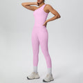 New arrival: barely-there feel, tight-fitting yoga set - one-shoulder, beautiful back, high-waisted, butt-lifting workout leggings - quick-dry running & fitness apparel