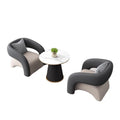 Business reception sofa set - ideal for hotels, offices, sales centers, and reception areas. includes sofa, table, and chairs for meetings and discussions