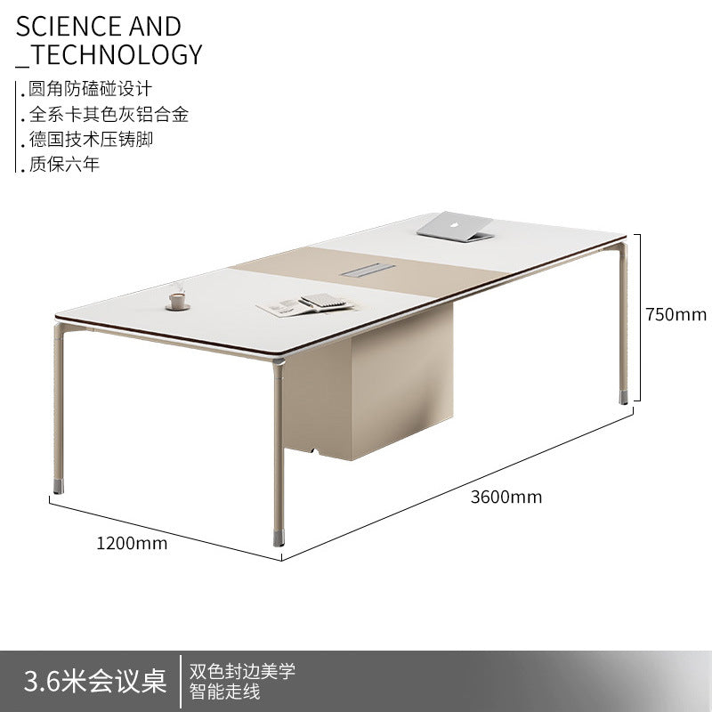 Custom table conference table long table minimalist modern creative training table small and large conference room negotiation table and chair set
