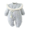 Baby winter one-piece long crawl new chinese style fashionable new chinoiserie baby thickened new year greeting clothes outwear haha