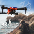 E 1.0% off stackable drone 4k dual camera aerial photography remote control aircraft dronek3 quadcopter ultra hd camera