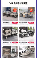 Saint li boss desk office desk casual modern president manager desk supervisor desk and chair combination light luxury executive desk office