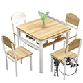 Simple double-layer dining table and chair combination square table for homeeconomic small apartment dining table and chair fashion storage small table