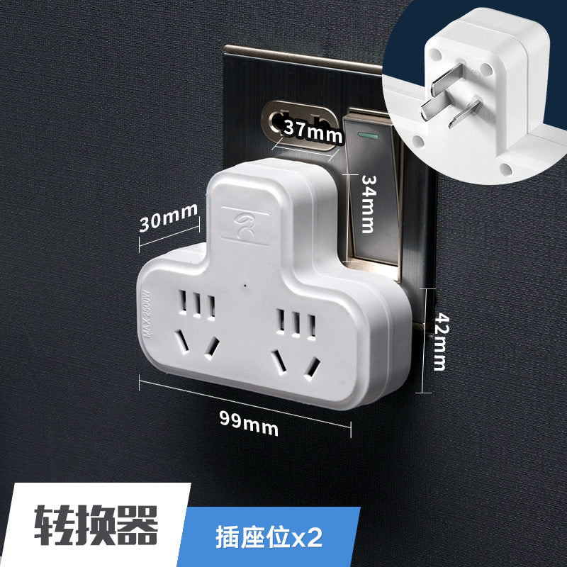 Multi-function wireless socket converter plug - one-to-multiple outlet panel with usb ports, night light, and power strip for home use