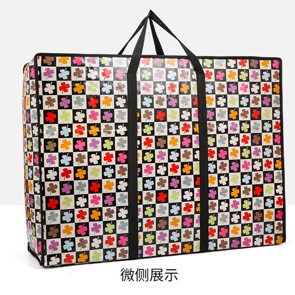 Laminated non-woven fabric large-capacity student duffel bag moving bag packing storage bag