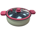 New low-pressure non-stick soup pot, brand new, uncoated, multi-functional, large capacity, micro-pressure cooker, stove-top compatible, wholesale gift option
