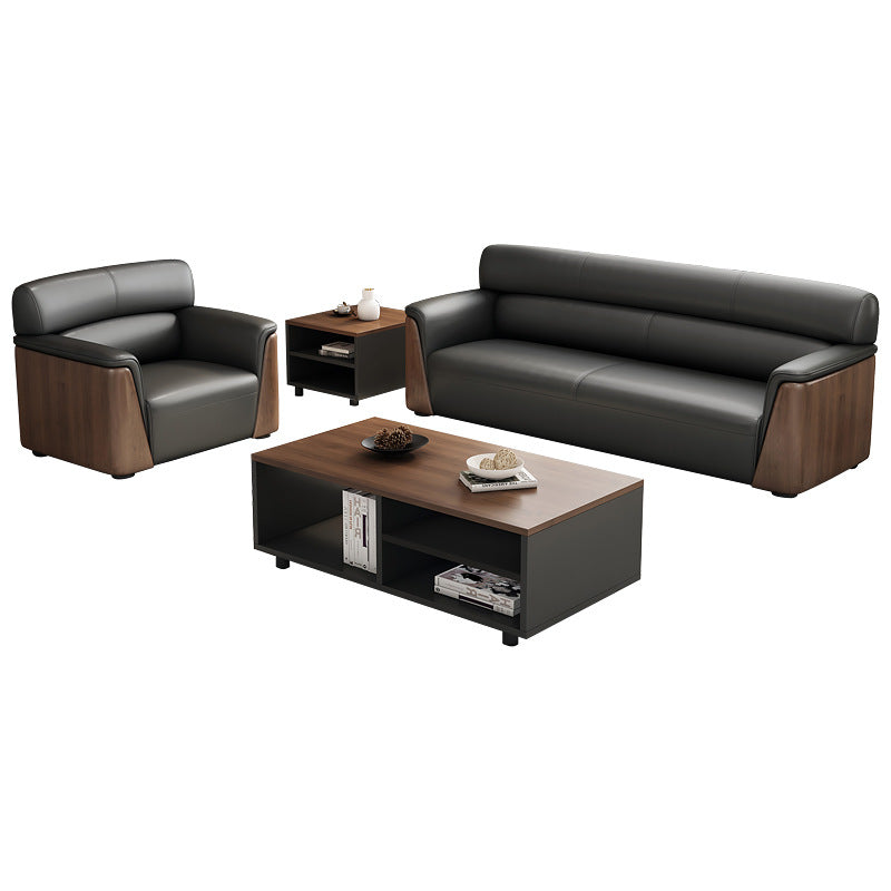 Saint li office sofa - minimalist modern office business sofa set for reception, meeting, and negotiation