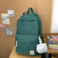 New classic multifunctional backpack - large capacity, waterproof, with hanging pouch - minimalist design for middle school students, class, leisure, and travel