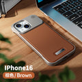 Iphone 16 leather magnetic aroma diffuser case, compatible with iphone 17 pro, iphone 15 charging, iphone 14 protective cover, iphone 17 air