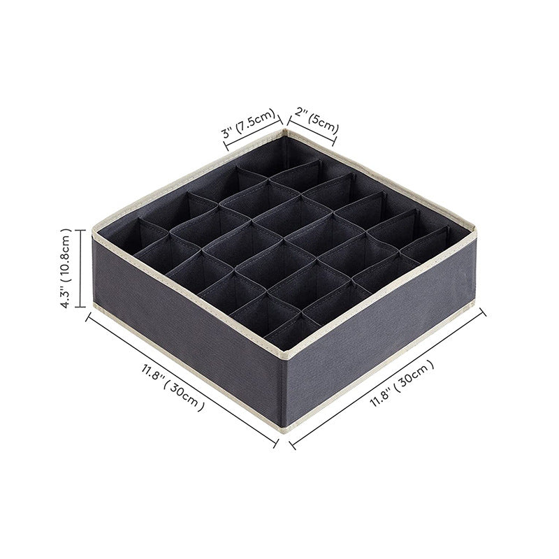 Cross-border drawer storage box 4-piece set foldable wardrobe large bedroom storage box, socks and underwear finishing box