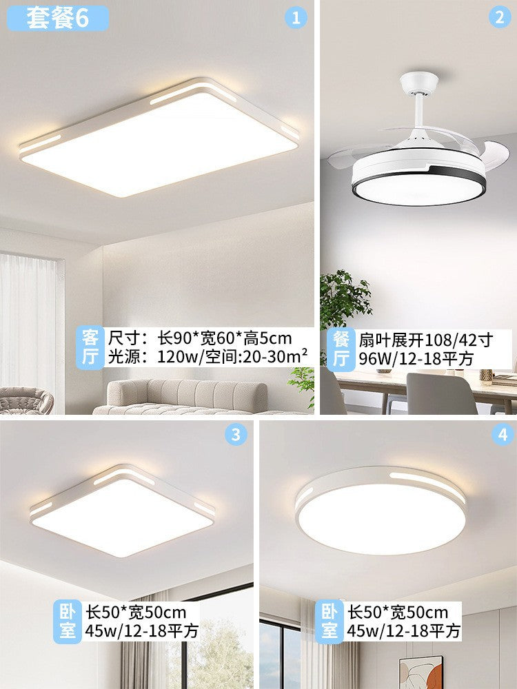 High color rendering index full spectrum living room hall main light ceiling voice Mijia access Zhongshan home improvement lighting fixtures