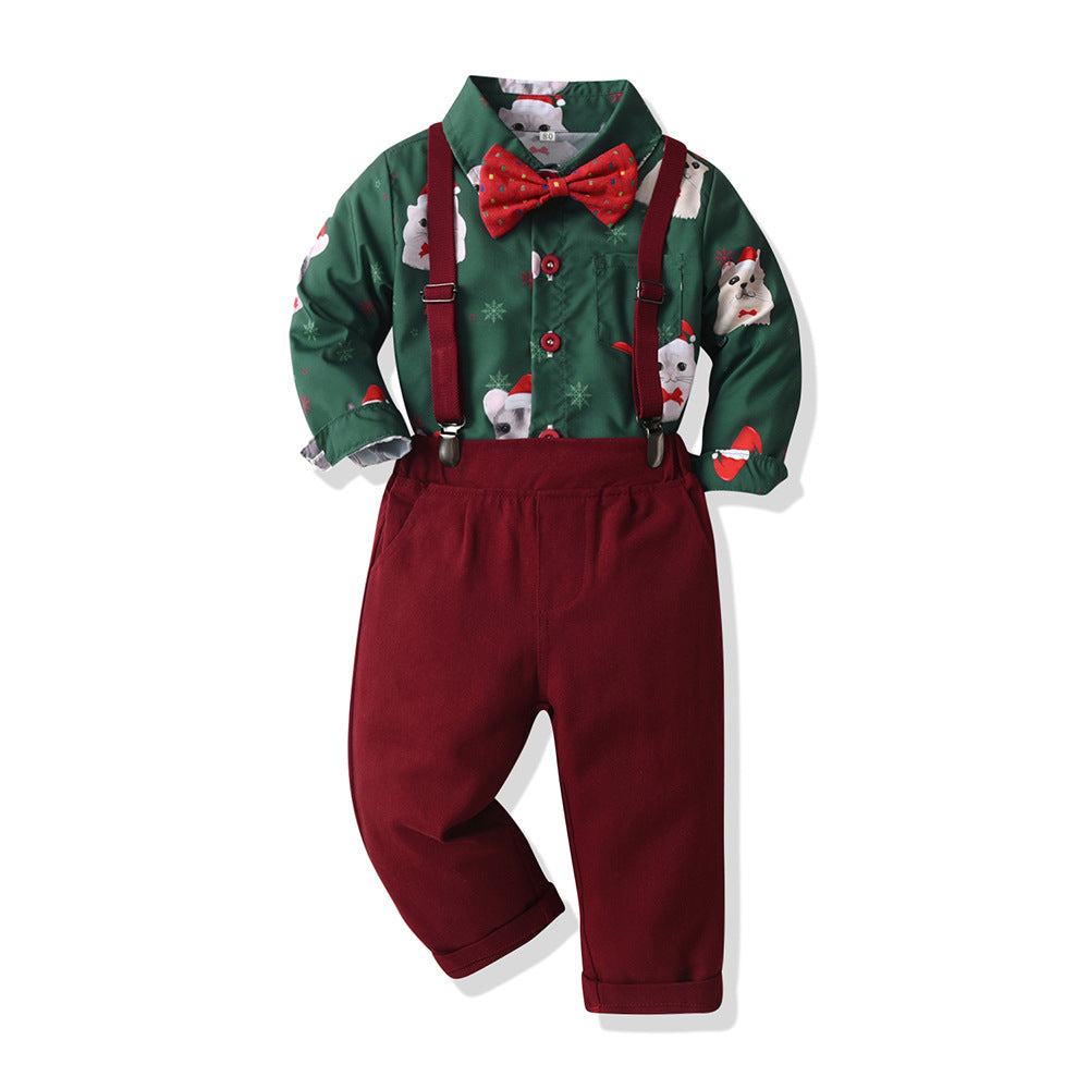 Kids autumn clothing men's clothing export children's clothing boys gentleman's first birthday dress flower girl performance clothing children's clothing boys spring clothing