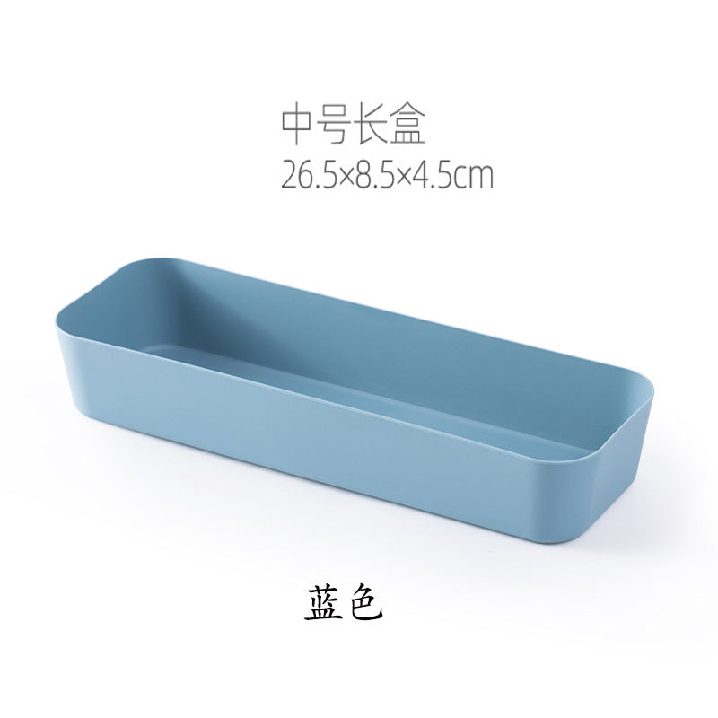 Simple grid storage box, drawer type, cosmetic storage box, desktop stationery, sundries storage artifact, finishing box