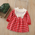 Kids' knit dress - chanel-inspired long dress -  autumn/winter new collection - girls' knitted dress