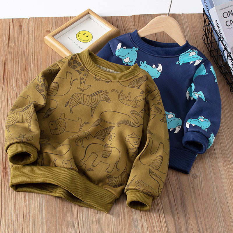 Boys' sweatshirt - spring/autumn collection : stylish and trendy korean design for mid-to-large children. cool and fashionable autumn apparel
