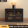 French retro tv cabinet living room wall storage cabinet medieval style floor cabinet accessible luxury checkerboard cabinet storage cabinet