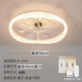 New master bedroom fan light with oscillating fan, restaurant fan light, smart voice-controlled bedroom ceiling fan light