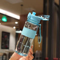 New heat-resistant bouncing cup - minimalist design for men and women, sports plastic cup, drop-proof with carry strap, high-value direct drink portable water bottle