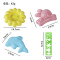 4pc dolphin rabbit rice ball mold cartoon shape curry rice mold kitchen diy rice ball mold