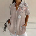 wholesale women's short-sleeved shirts, trendy shirt with hot-selling cross-border print designs, dropshipping available