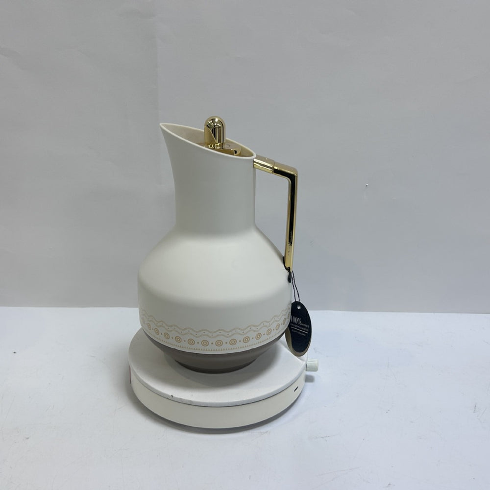 Direct from the factory: everyday coffee pot with red glass liner, insulated for home use