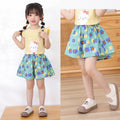 Girls' skirt shorts, kids' shorts, 100% cotton,  summer collection, floral print hot pants, lightweight & versatile, tulip skort, new skort