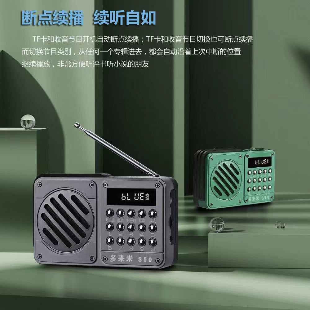 Little tyrant a502023 new arrival a1 smart tws interconnected card bluetooth radio long play fast charging