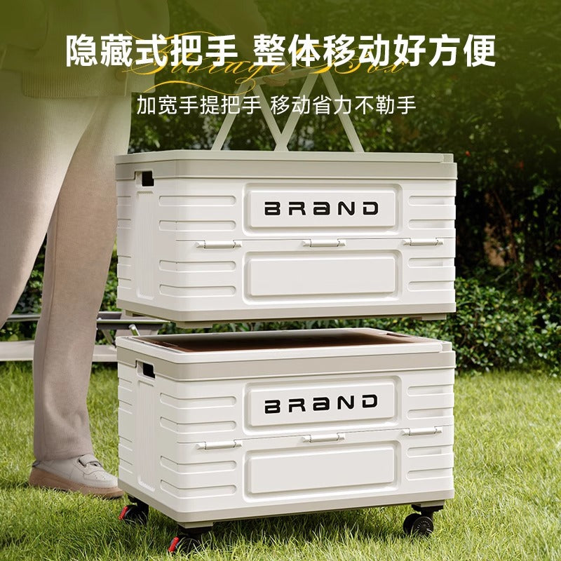 Outdoor camping folding storage box clothes organizer household storage container picnic organizer car trunk organizer