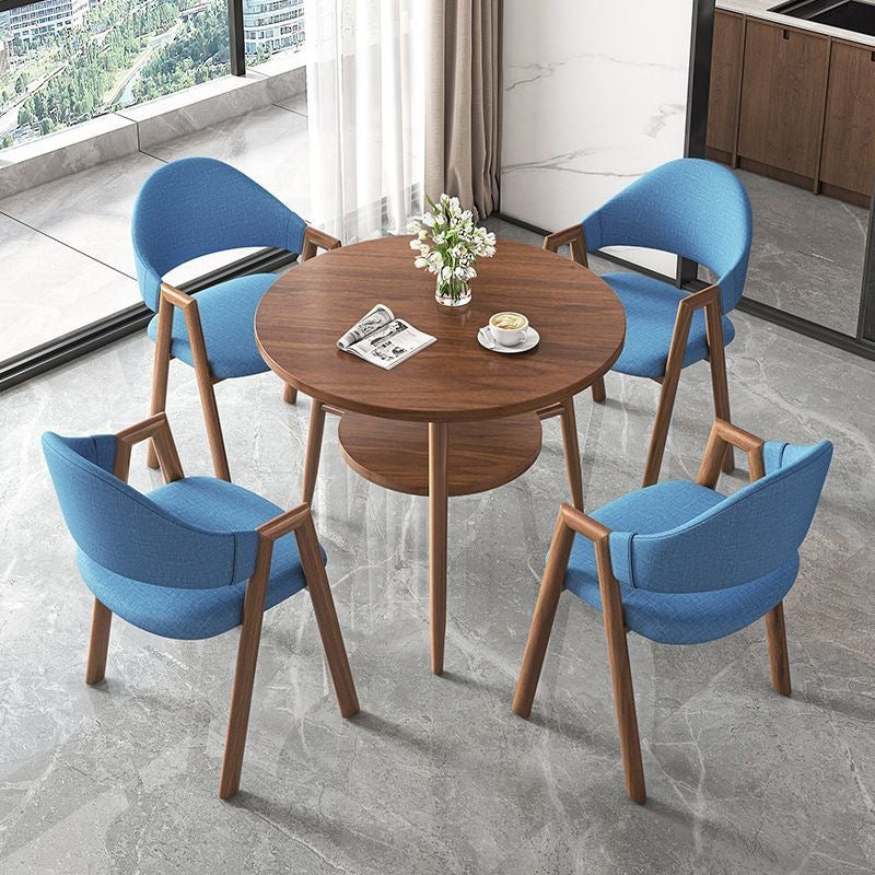 Scandinaviancasualcasual reception negotiation table and chair combination milk tea coffee shop apartment b&b dining table balcony small round table