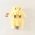 Newborn baby winter cute cartoon clothes, thickened romper/outfit for boys and girls, trendy onesie for crawling and holding