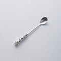 Vintage-inspired ceramic handle stainless steel cutlery set - includes knife, fork, spoon, dessert spoon, steak knife, and fork. custom logo options available
