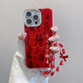 New year swirl case for apple 16 pro - "may all your es come true" phone case for iphone 11 with lens film protection