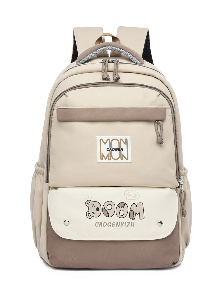 Cross-border new backpack casual versatile trend women's bag junior high school college student college style schoolbag casual backpack