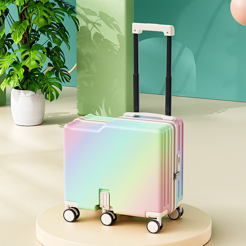 Children's suitcase 2025 new model can sit and ride boys and girls small students 20-inch tie rod travel password box