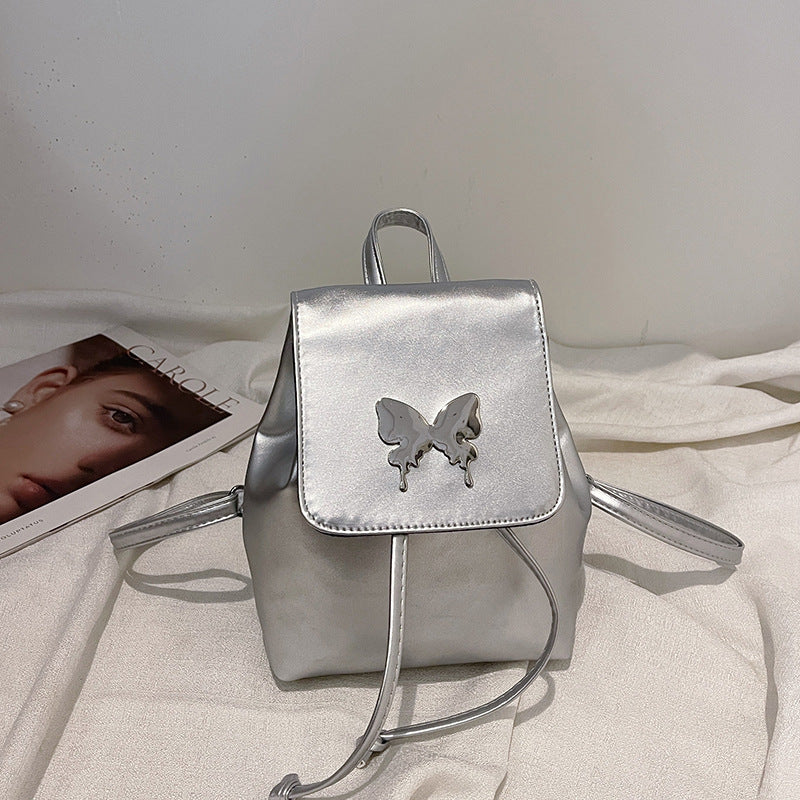Butterfly backpack women's 2025 new fashion simple women's backpack lightweight shoulder bag fashion casual double back